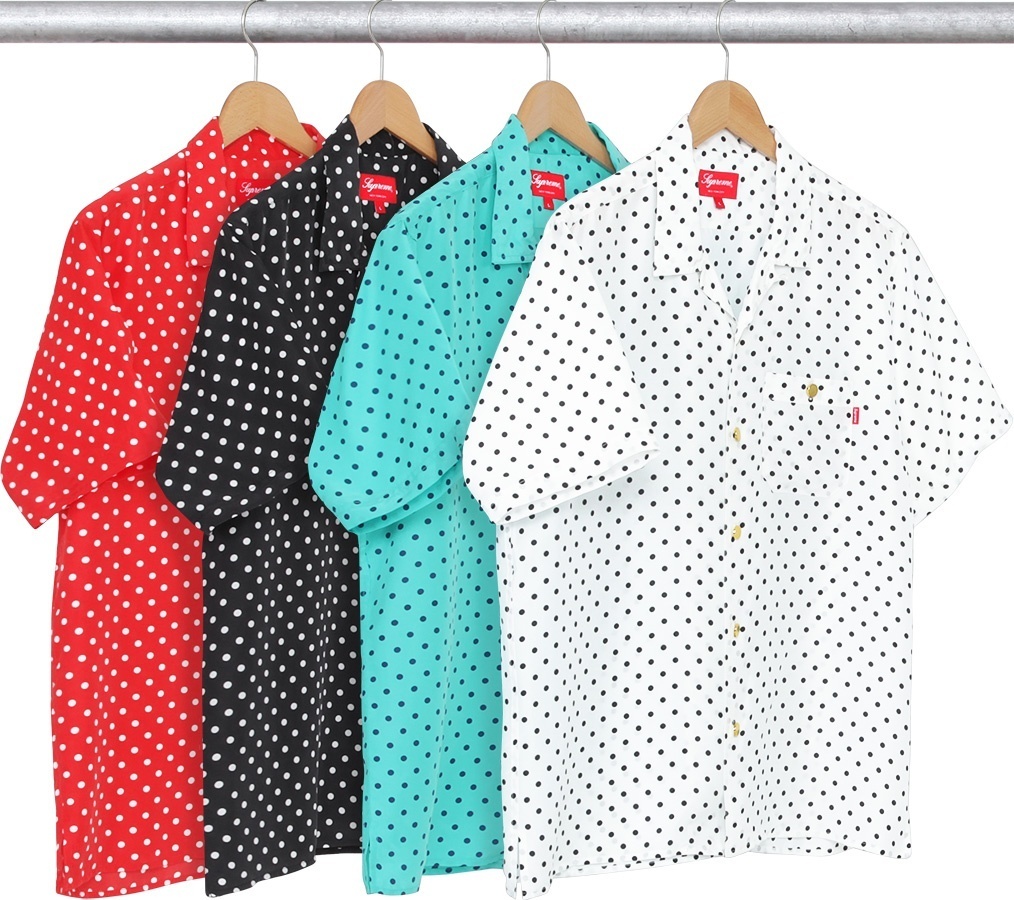 Polka Dot Silk Shirt